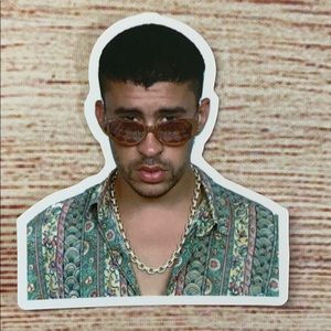 Bad bunny sticker matte finish brand new.